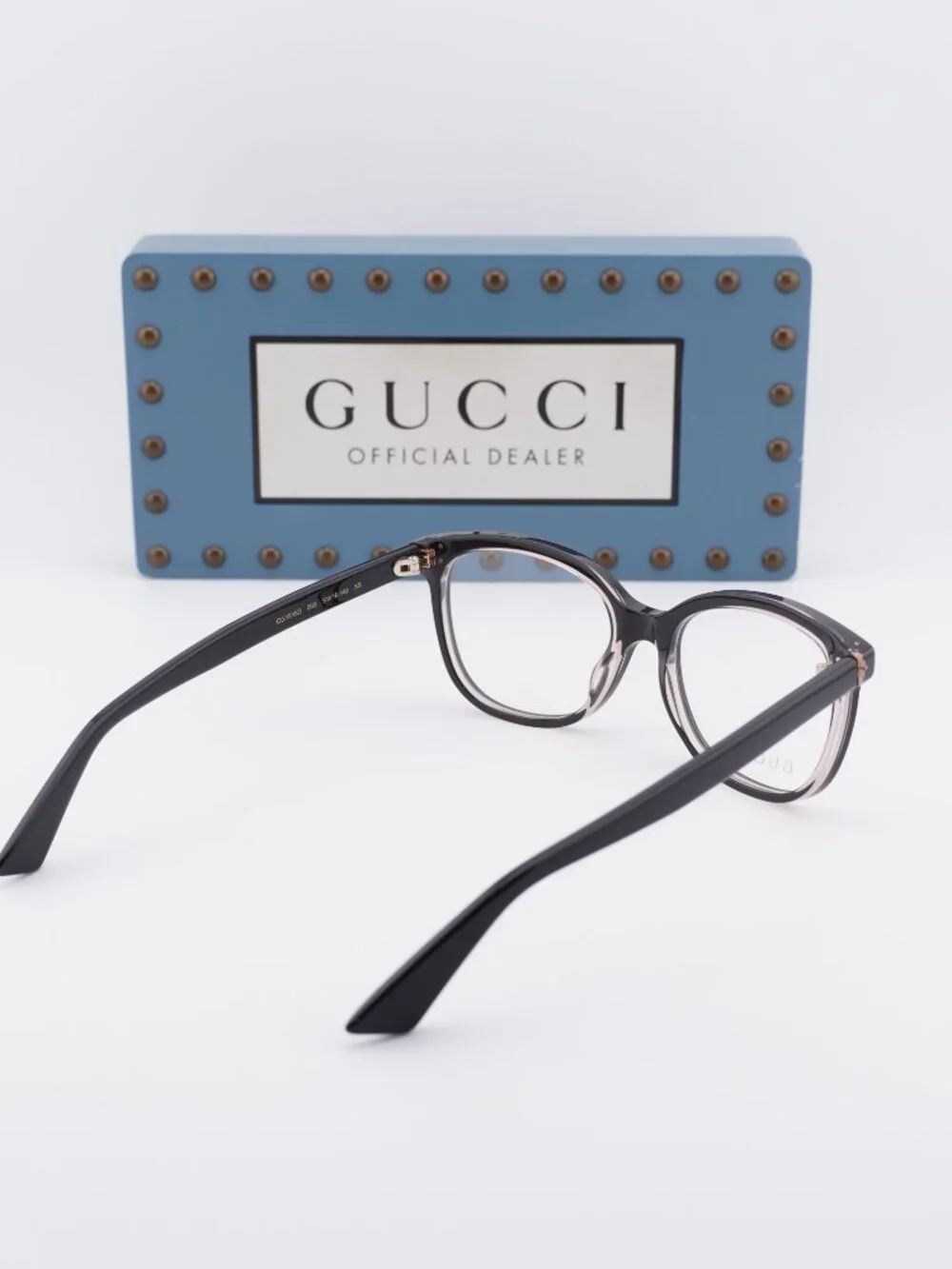 Gucci GG1816O 003 Cat Eye Eyeglasses - Black on Pink 51mm